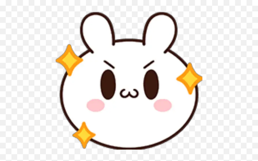 Moose The Rabbit Emoji Stickers For Whatsapp - Cartoon,Siren Emoji