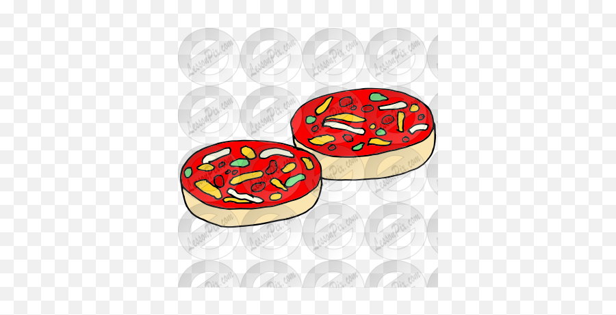 Pizza Clipart Bagels Pizza Bagels - Pizza Bagel Cartoon Emoji,Bagel Emoji