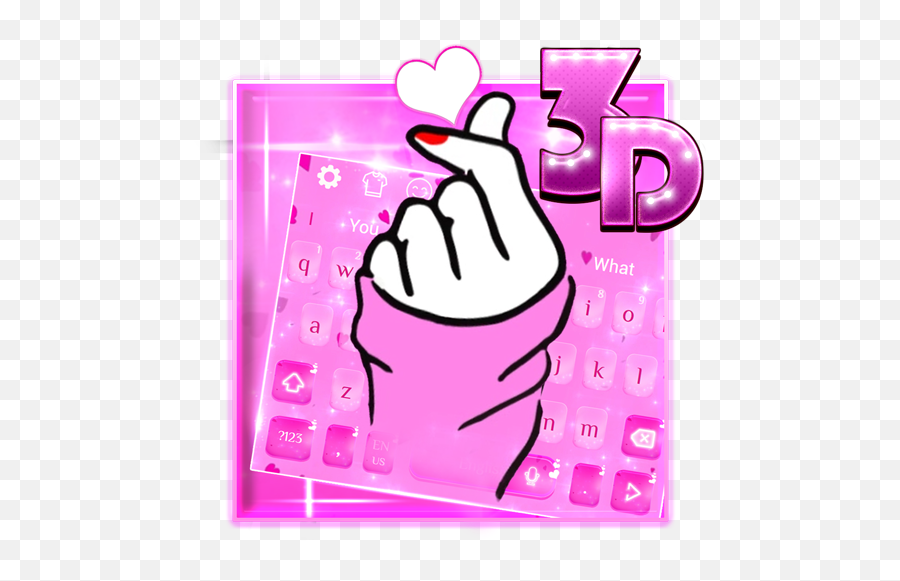 Kpop Hearts Romantic Keyboard - Google Play Emoji,Heartbeat Emoji