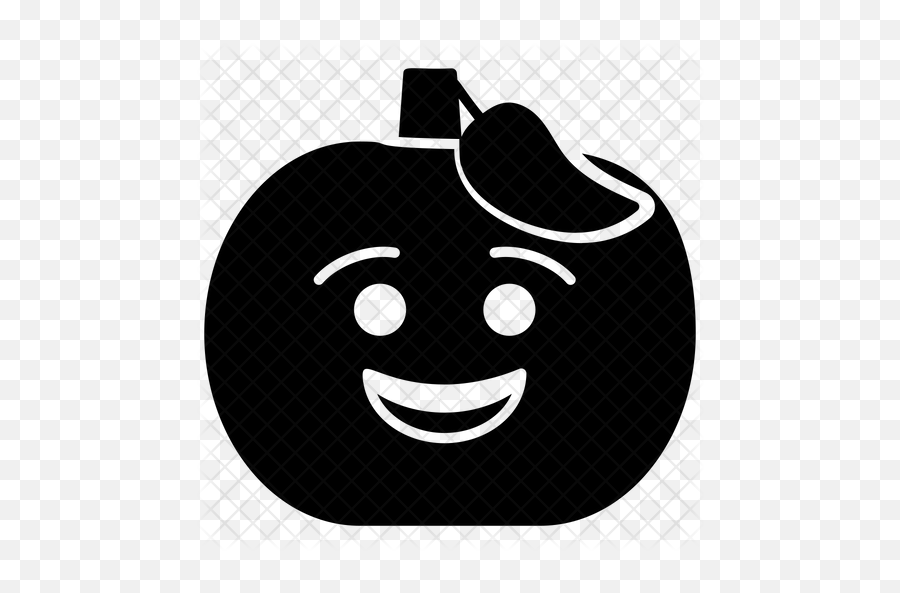 Smiling Apple Emoji Icon - Smiley,Apple Emoji Vector Pack