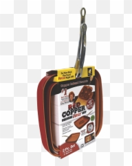 Exclusive 4 - Piece Pan Set by Red Copper Orange Emoji