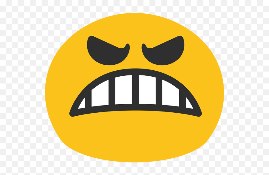 Angry Face No Background - Angry Cartoon Transparent Background Emoji,Emoji No Background
