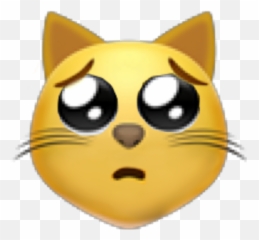 emoji cat sad edit like sticker follow Sticker by gg - Cat Emoji Edit