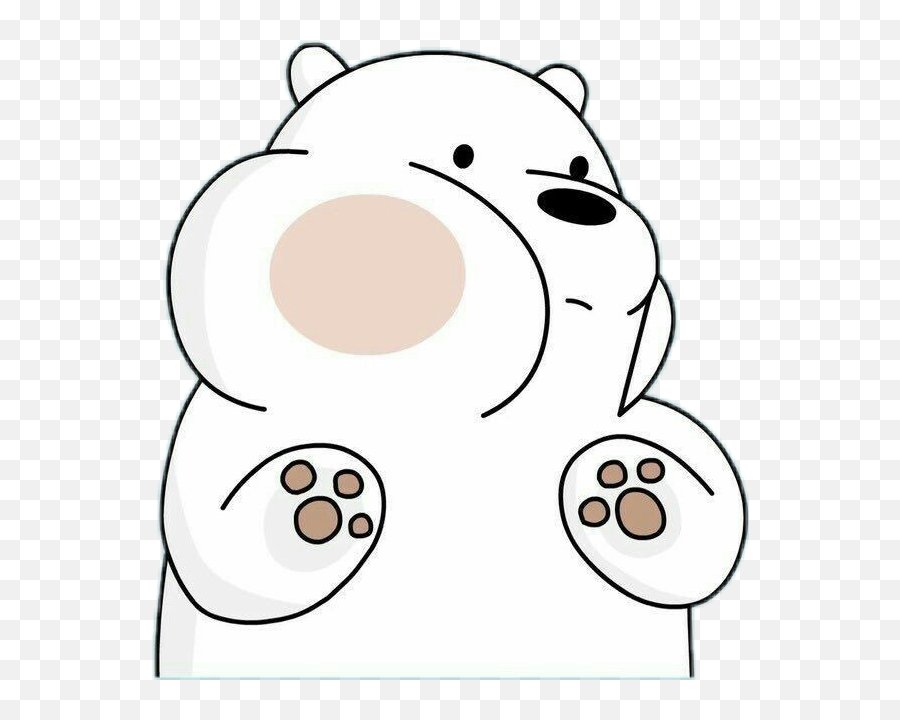 Picsart Where Everyone Becomes A Great Artist Ice Bear - We Bear Bear Cute Emoji,Polar Bear Emoji