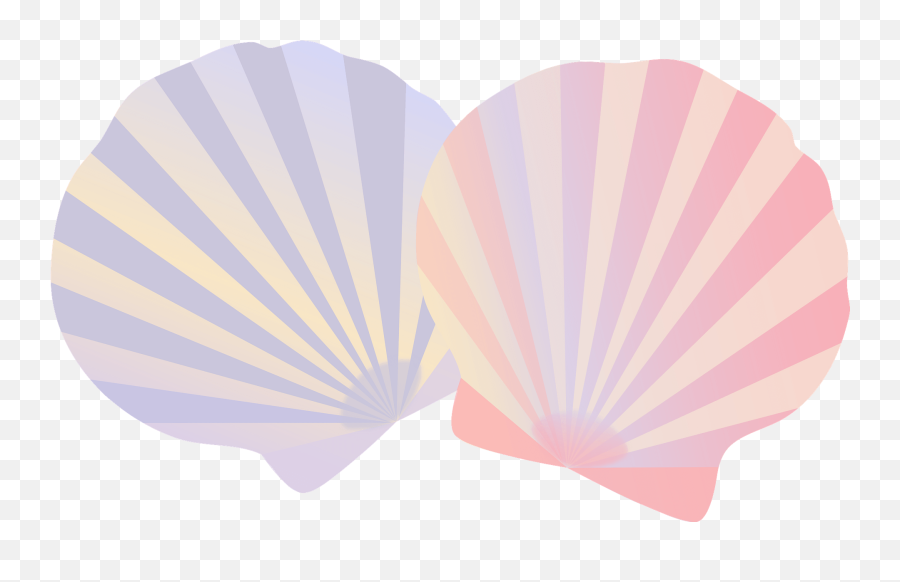 Striped Shells Clipart - Great Scallop Emoji,Seashell Emoji