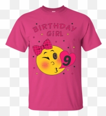 Birthday Emoji Shirt For Girls 9th T - Phila Eagles Christmas