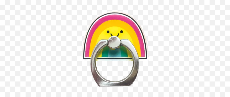 Fantasy Themed Gifts - Rainbow Phone Ring Emoji,Hook Em Horns Emoji