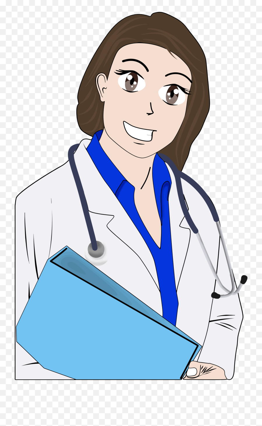 Healthcare Clipart Health Checkup - Hospital Doctor Cartoon Female Emoji,Female Doctor Emoji
