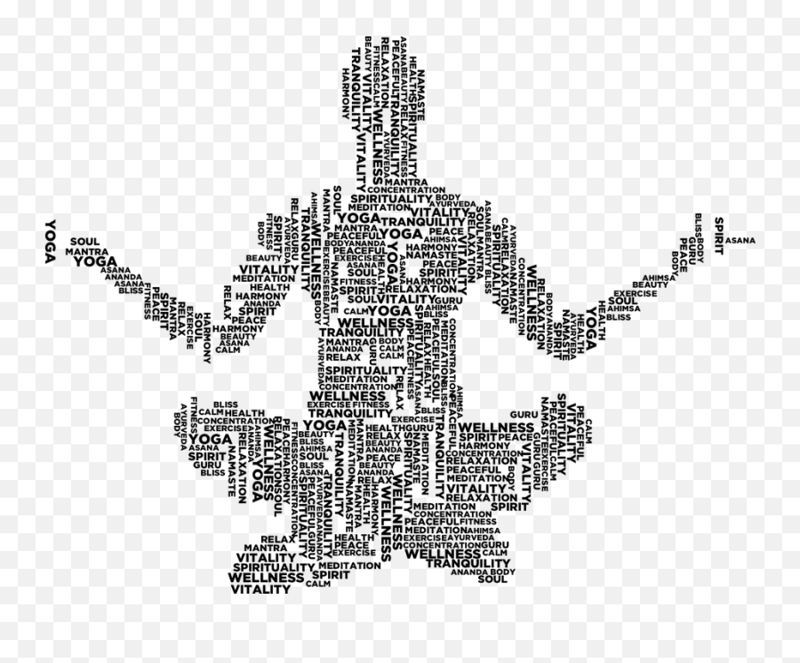 Free Buddhism Yoga Vectors - Yoga Pose In Word Emoji,Yin Yang Emoji