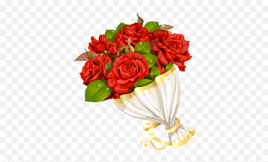 Valentine Rose Sticker For Whatsapp - Bouquet Of Rose Cartoon Emoji,Emoji Rose