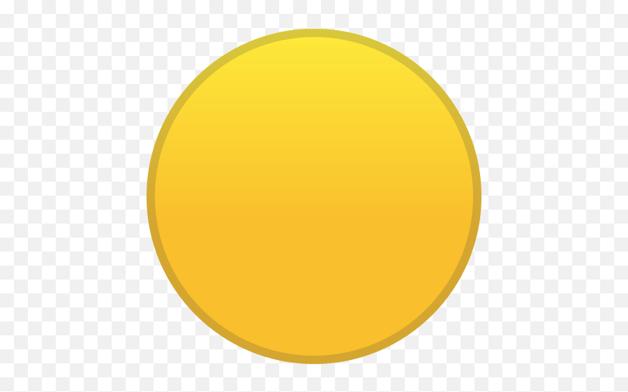 Yellow Circle Emoji - Circle,Yellow Circle Emoji