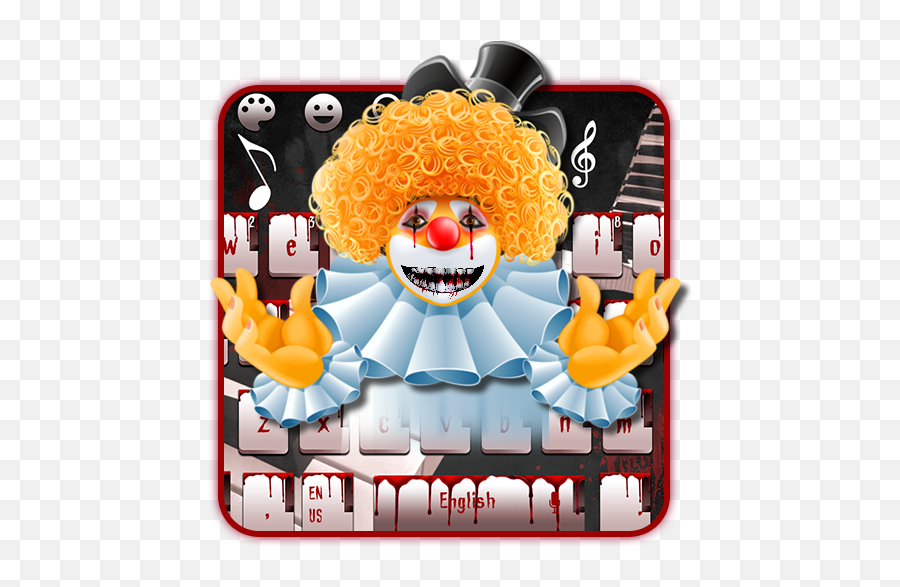 Clown Scary Piano Keyboard - Music Emoji,Clown Emoji Android