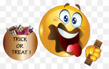 Candy Boy Smiley Emoticon Clipart - Chocolate Emoji