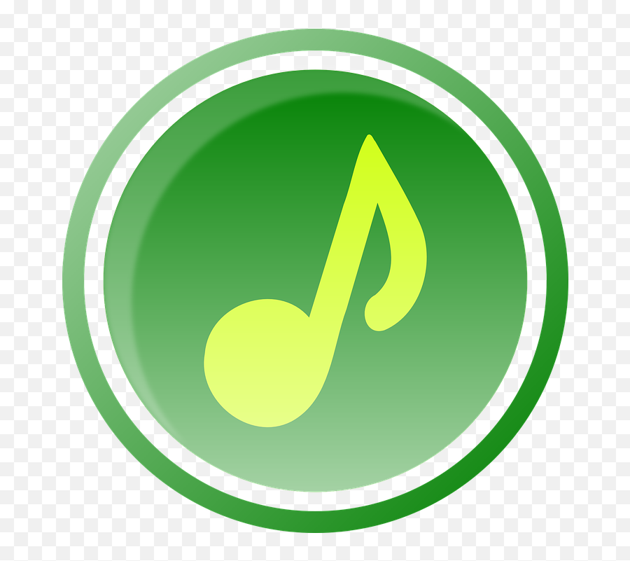 Free Melody Music Vectors - Music Icon Green Emoji,Music Note Emoticon