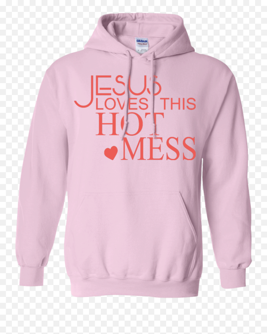 Jesus Loves This Hot Mess Womens Hoodie - Billionaire Boys Club Hoodie Pink Emoji,Butter Emoji Hoodie