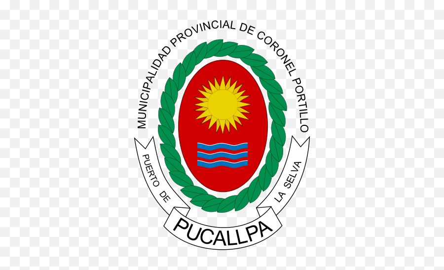 Escudo De Pucallpa - Municipalidad De Coronel Portillo Emoji,Peru Flag Emoji