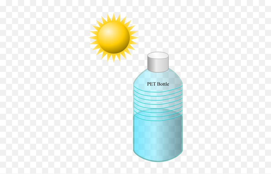 Pet Bottle In The Sun Vector - Botella De Agua En El Sol Emoji,Dog Lightning Emoji