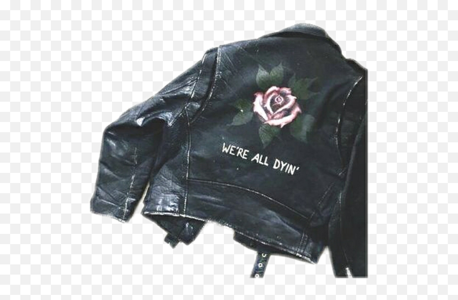 Jacketroseleatherleatherjacket - Leather Jacket Emoji,Leather Jacket Emoji