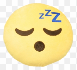 Emojikudde Som Sover Och Snarkar - Smiley