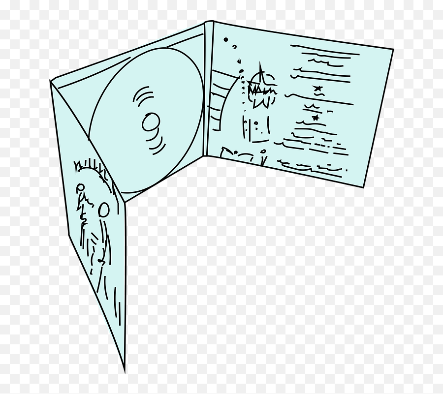 Cd Dvd Cover - Paper Emoji,Music Notes Box Emoji