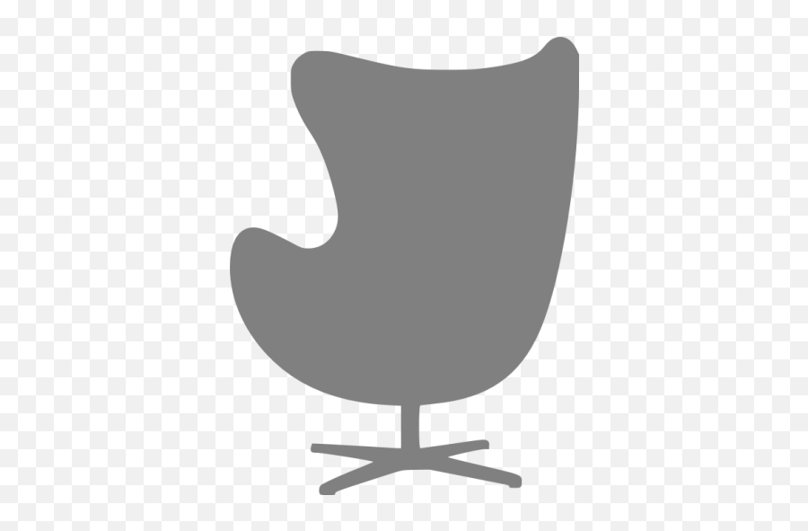 Gray Chair 2 Icon - Chair Gray Icon Emoji,Chair Emoticon