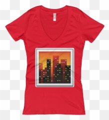 Download Hd Womens Emoji V Neck - Wine Bottle