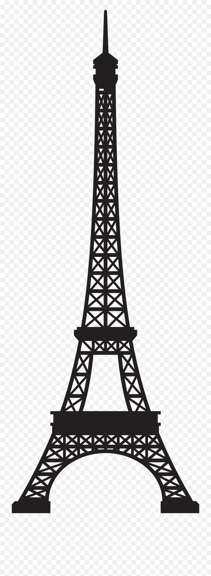 Eiffel Tower Clip Art Black And White - Le Reculet Emoji,Eiffel Tower Emoji