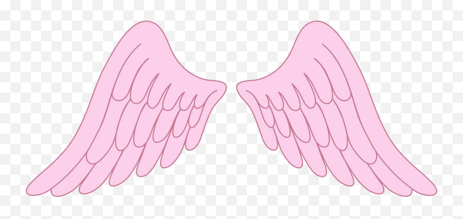 Clip Art Baby Angel Wings - Pink Angel Wings Clip Art Emoji,Angel Wings Emoji