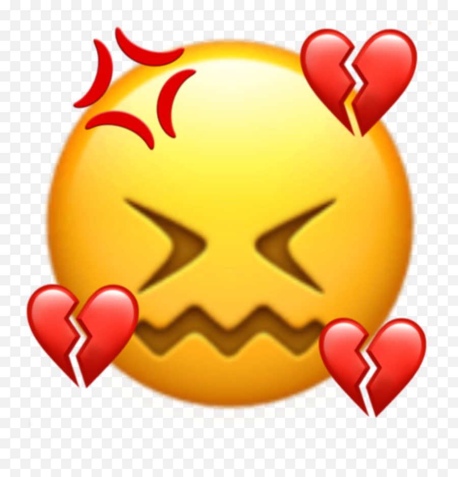 Emoji Sad Iphone Emojis Broken Heart - Heartbroken Sad Emoji Edits,Broken Emoji