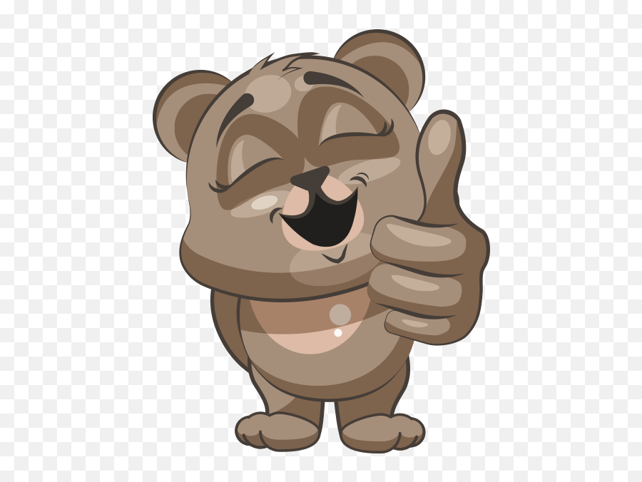 Cuddlebug Teddy Bear Emoji - Stickers By Sumair Jawaid Ours Emoticone,Bear Emojis