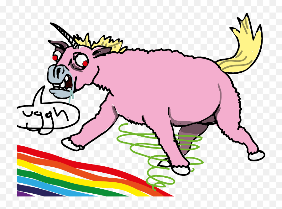 Pink Fluffy Unicorns Dancing On - Crazy Pink Fluffy Unicorn Emoji,Emoji Dabing