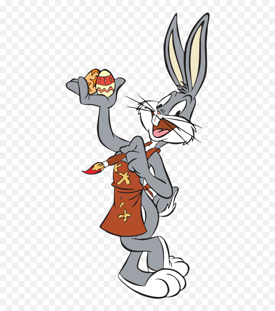 Looney Tunes Bugs Bunny Clipart - Bugs Bunny Easter Png Emoji,Bugs Bunny Emoji