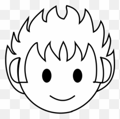Free Innocent Baby Illustrations - Girl Face Happy Clipart Emoji
