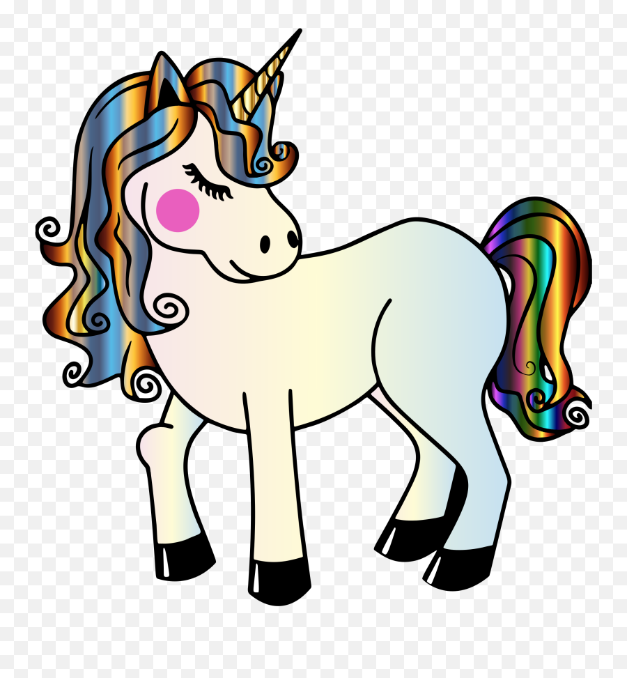 Unicorn Clip Art Image Vector Graphics Bashful - Unicorn Png Transparent Unicorn Clipart Emoji,Unicorn Emoji