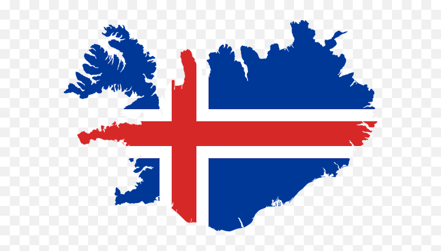 Flag In The Shape Of Iceland Iceland Flag Iceland Facts - Iceland Flag Png Emoji,Canadian Flag Emoji