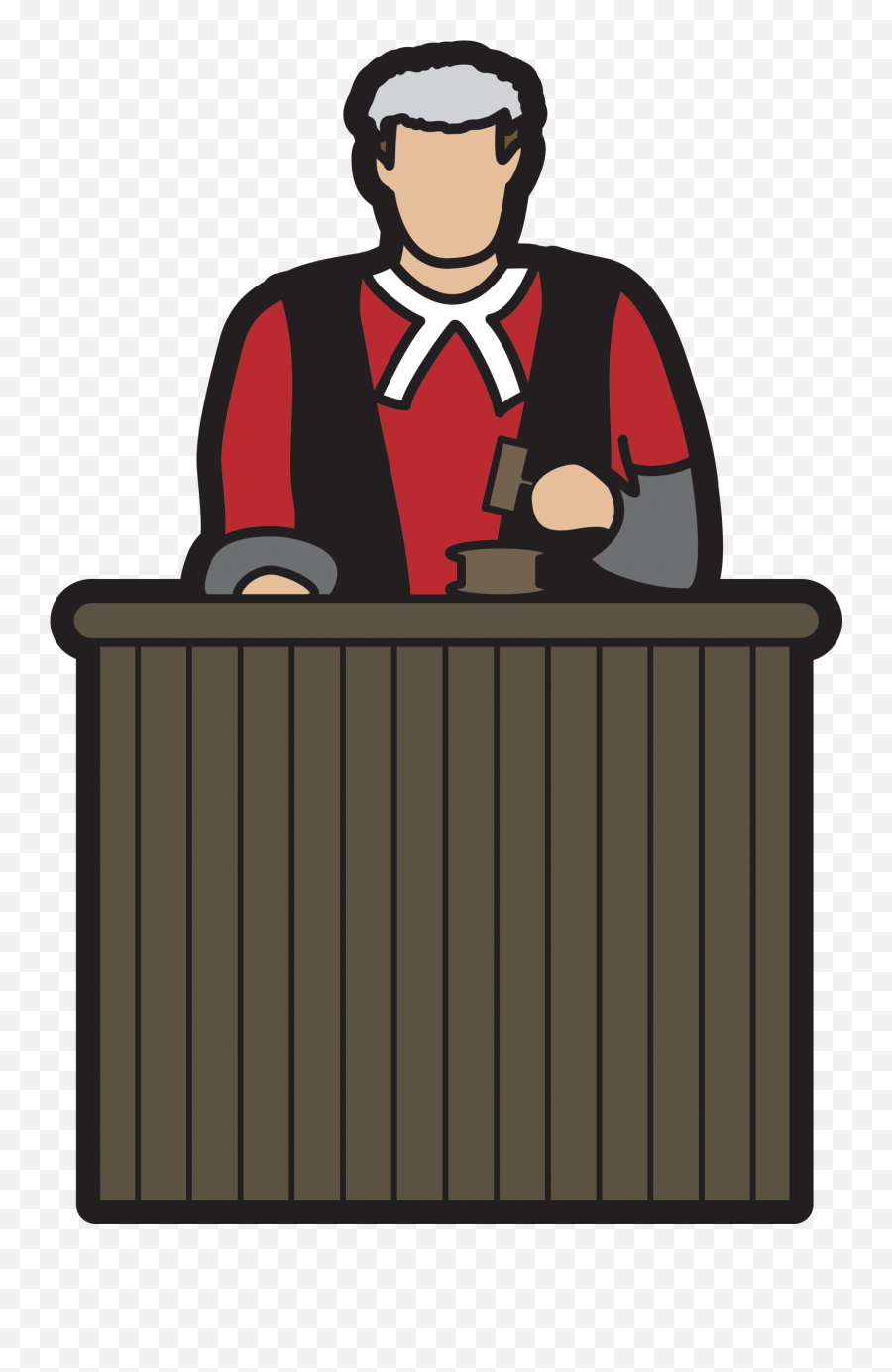 Images For Court Judge Cartoon - Transparent Court Judge Clipart Emoji,Judge Emoji