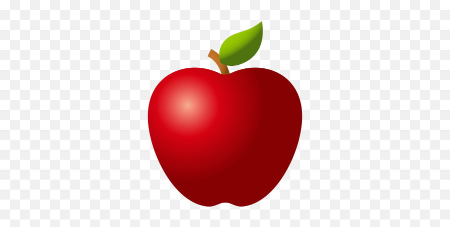 Red Apple - Transparent Background Apple Clipart Transparent Emoji,Red Apple Emoji