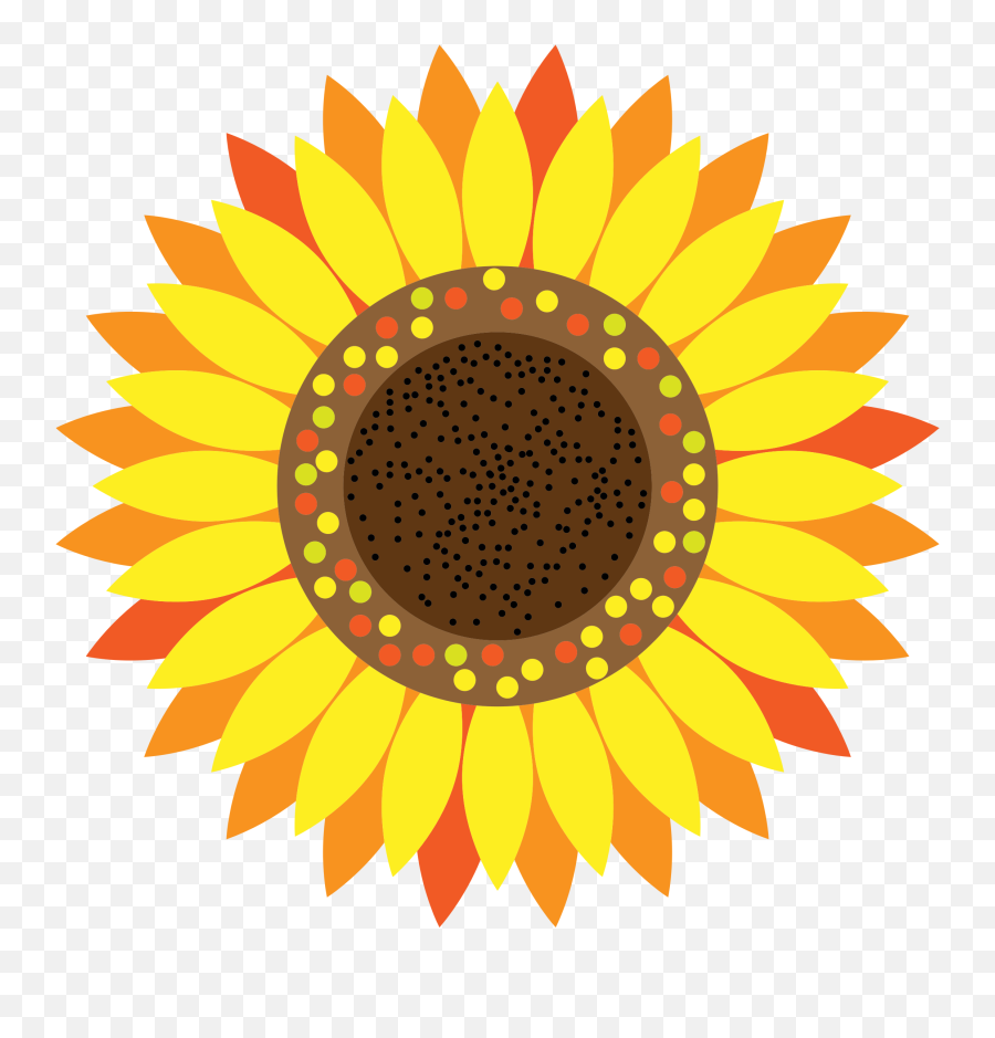 Sunflower Frame Png - Sunflower Illustration 1659594 Falafel Tanami Emoji,Sunflower Emoji Png