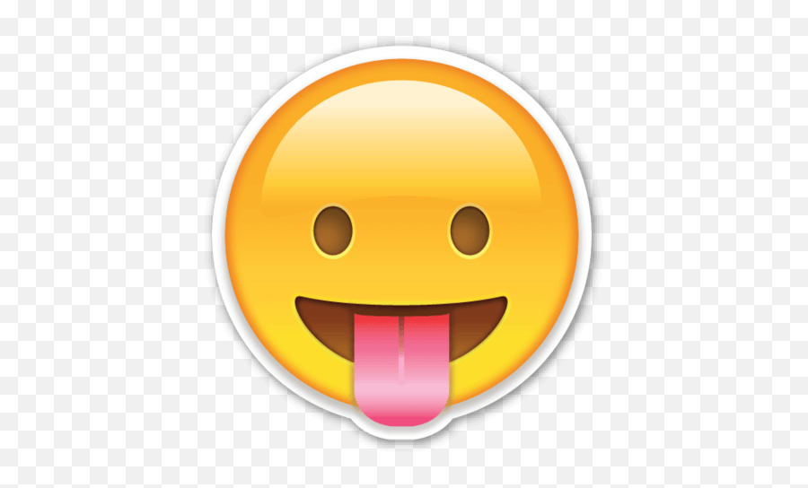 Sticker Face Emoji Pack 3 List - Stickerchan Emoji Stuck Out Tongue,List Of Android Emoji