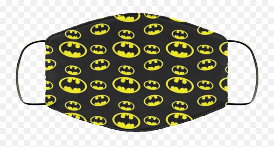 Batman Pattern Face Mask Allblueteescom - Batman Emoji,Batman Emoticon