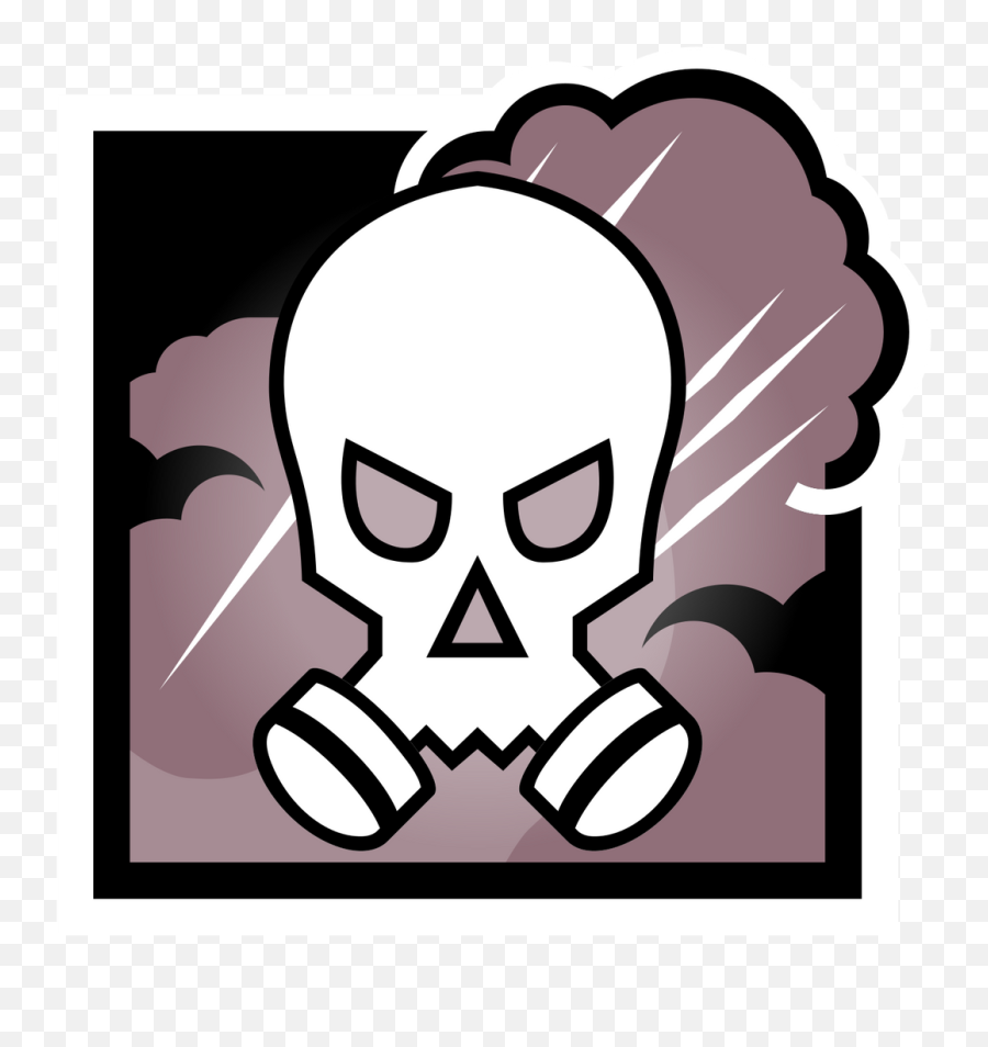 Siege Operator Icons - Smoke R6 Icon Png Emoji,Rainbow Six Siege Emoji