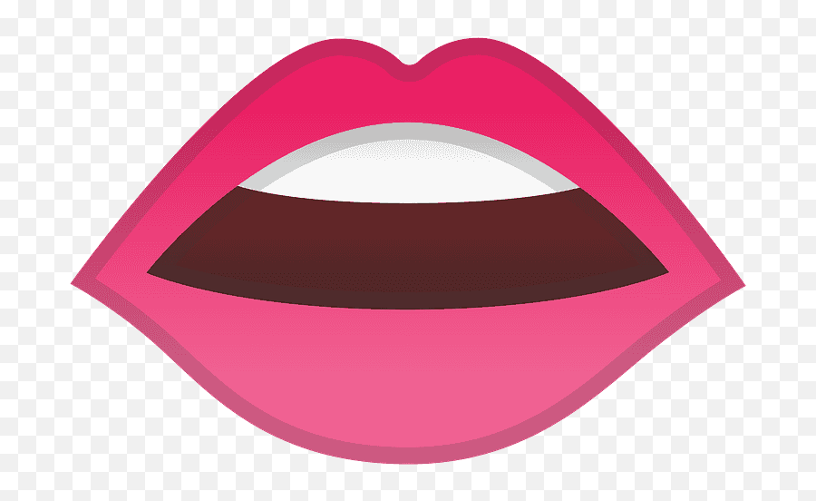 Mouth Emoji Clipart - Mouth Emoji,Lip Message Ear Emoji
