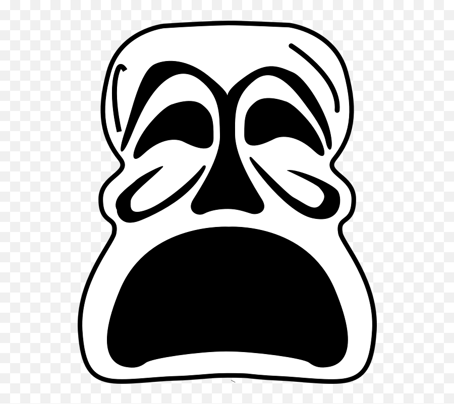 Free Unhappy Sad Vectors - Sad Drama Mask Png Emoji,Shocked Emoji