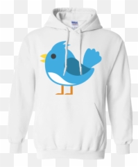 Blue Bird Emoji Hoodie - So Lazy Can T Move Hoodie,Blue Bird Emoji