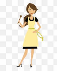 Cooking Mom Clipart - Cartoon Mom Transparent Background Emoji,Latina Emoji