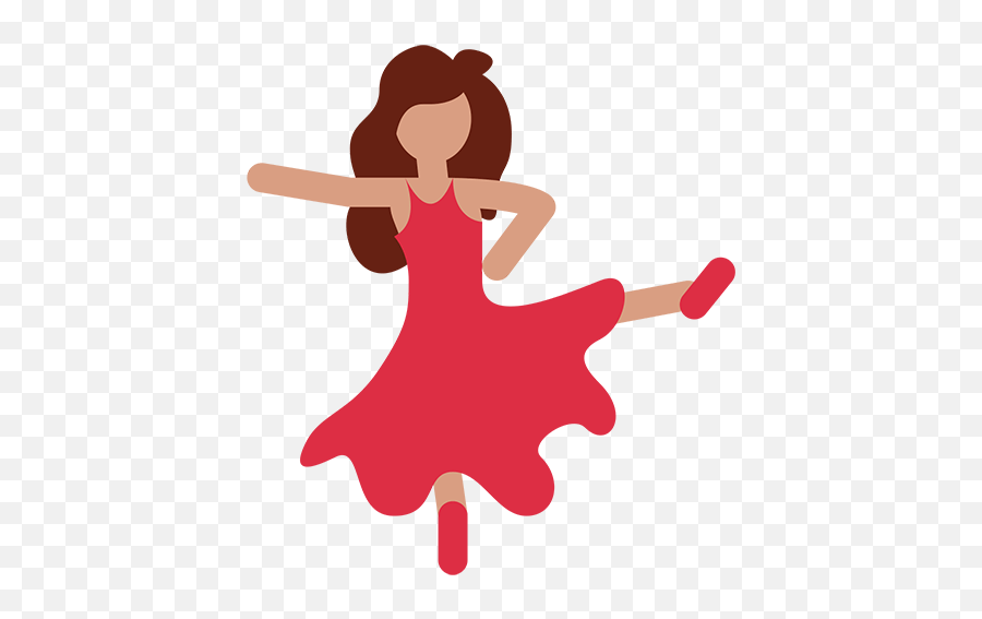 Dance Emoji Transparent Png Clipart - Old Dancing Girl Emoji,Tango Emoji