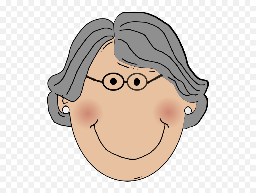 Grandma Face Picture Freeuse Stock - Grandma Face Clip Art Emoji,Granny Emoji