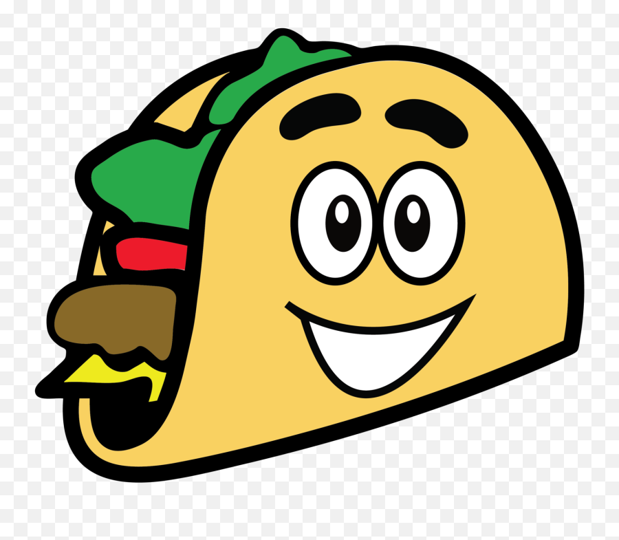 Taco Clip Smiley Picture - Taco Cartoon Emoji,Taco Emoticon