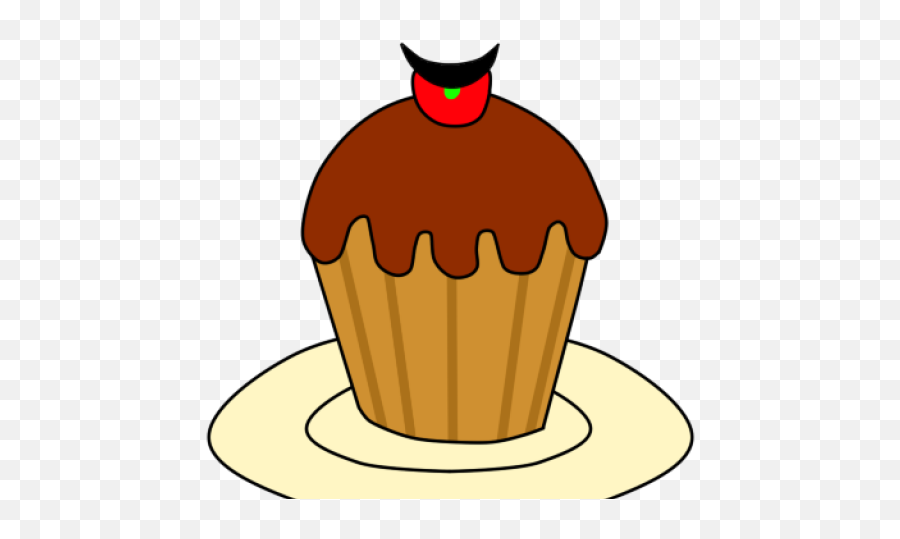 Evil Clipart Cupcake - Cupcake Emoji,Emoji Cupcake Stand
