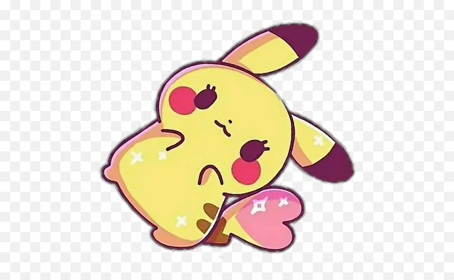 Pikachu Pichu Cute Stickers For Whatsapp - Cartoon Emoji,Pikachu Emoji